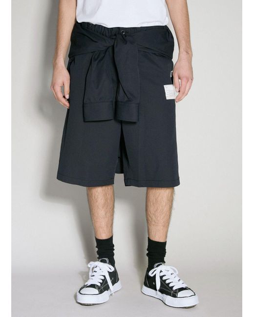 Maison Mihara Yasuhiro Gray Shirts Combination Shorts for men