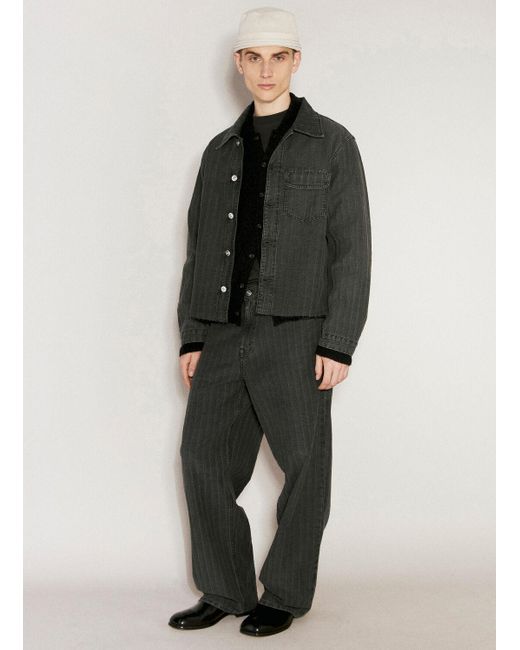 Our Legacy Gray Cut Rebirth Jacket for men