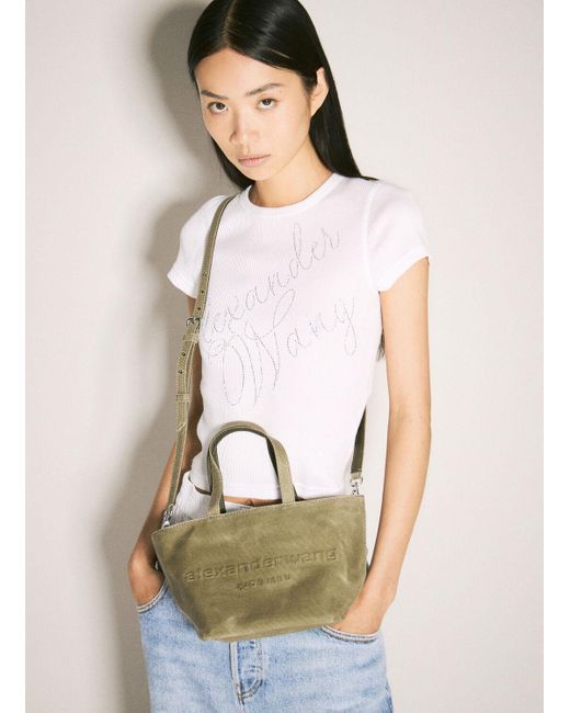 【Alexander Wang】 スモール Punch ラフィア風 トートバッグ スモール punch ラフィア風 トートバッグ - Alexander Wang