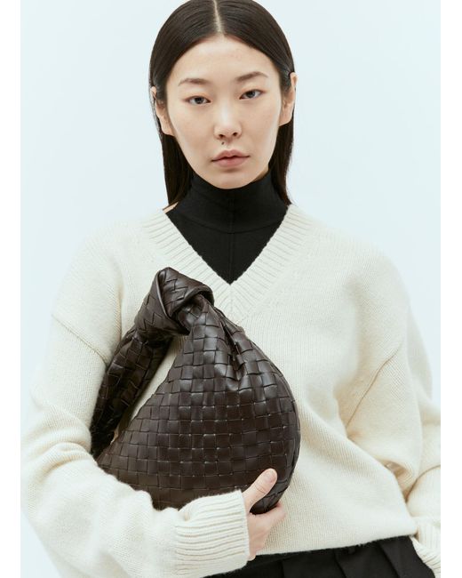 Bottega Veneta Blue Teen Jodie Handbag