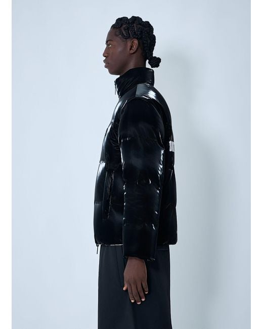Moncler x A$AP ROCKY White Moncler X A$ap Rocky Reversible Throttle Short Down Jacket for men