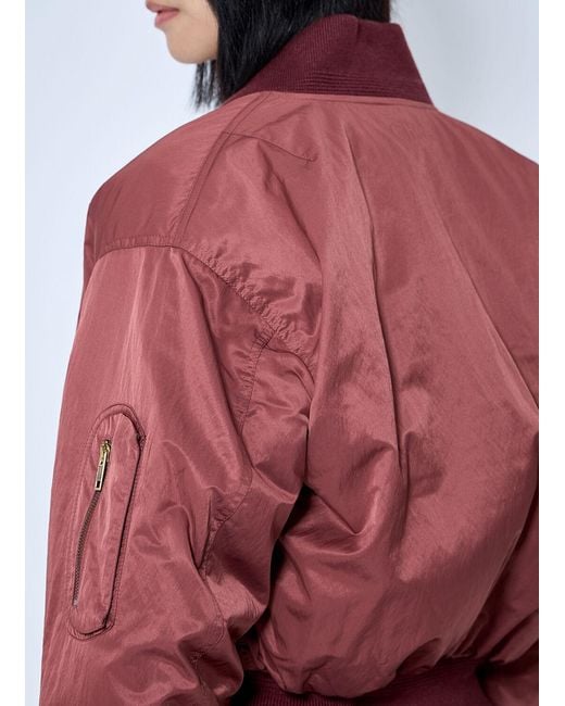 Chloé Red Bomber Jackets