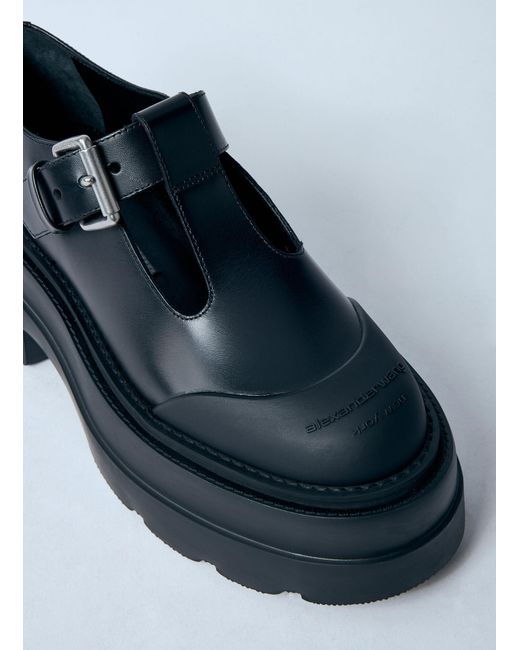 Alexander Wang◆ TOVA MARY JANE プラットフォーム Tova Mary Jane Platform in Leather in BLACK | alexanderwang®
