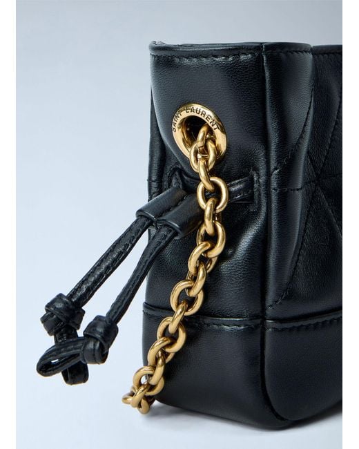 Saint Laurent Black Jamie Chain Belt Bag