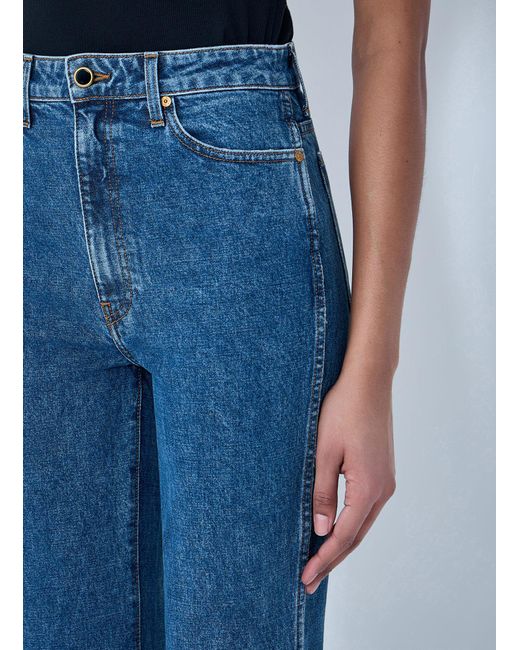 Khaite Blue Abigail Stretch Jeans