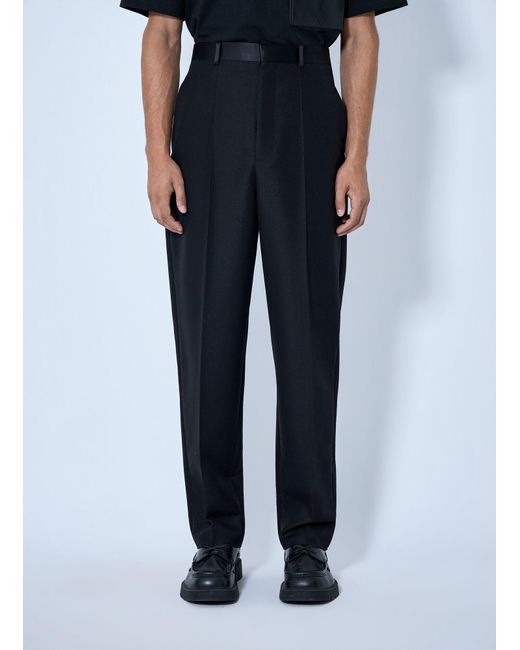 Bottega Veneta Blue Mohair Wool Canvas Trousers for men