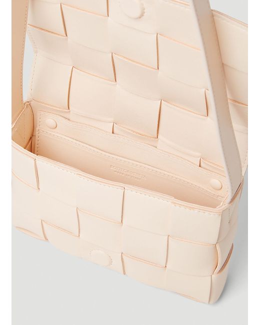 Bottega Veneta Natural Small Cassette Shoulder Bag