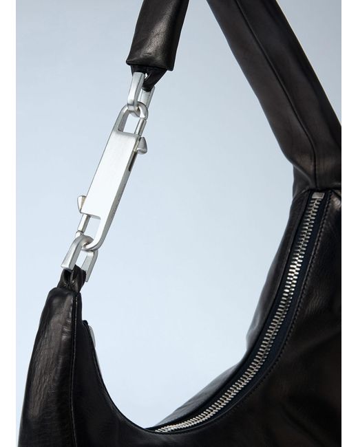 Rick Owens Black Small Gemini Shoulder Bag