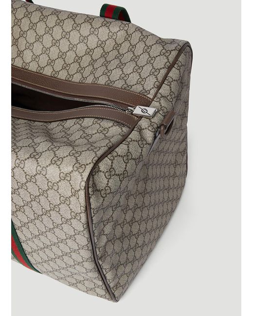 Gucci Gray Maxi Duffle Bag for men