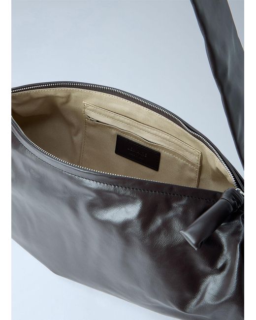 Lemaire Blue Medium Soft Croissant Bag