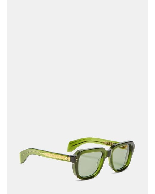 Jacques Marie Mage X Hopper Unisex Taos Sunglasses In Green