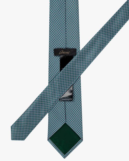 Brioni Seiden-Krawatte in Blue für Herren