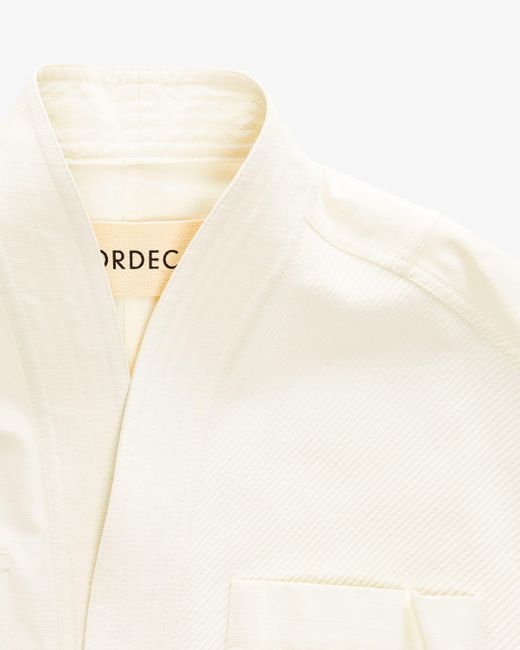 Mordecai Kimono Patch Field-Jacket in White für Herren