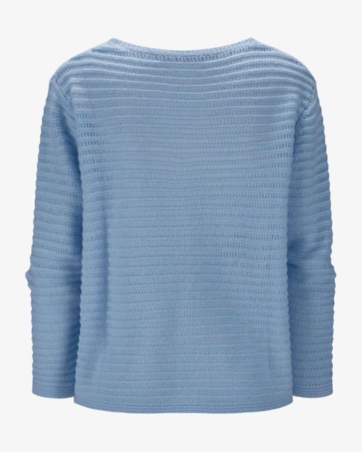 Hemisphere Blue Cashmere-Pullover