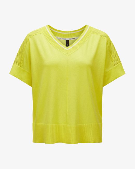 Marc Cain Yellow Strick-Shirt