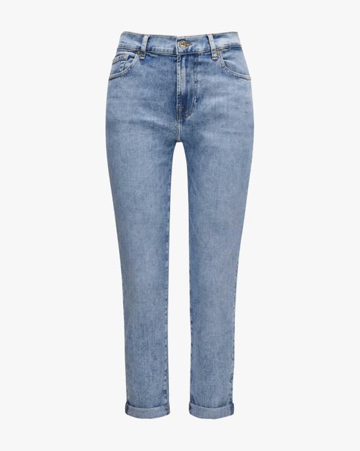 7 For All Mankind Blue Josefina Morning Sky 7/8-Jeans