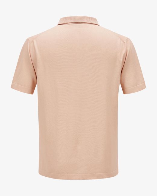 Cruna Levante Strick-Poloshirt in Natural für Herren