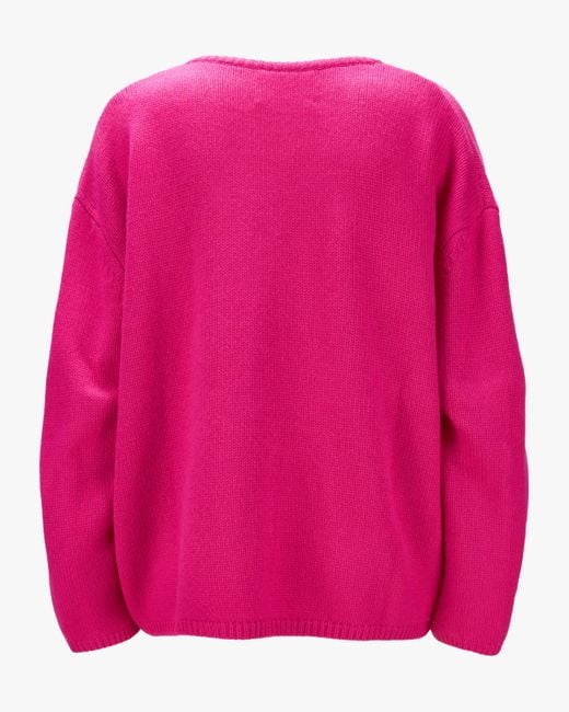 Lisa Yang Pink Mona Cashmere-Pullover