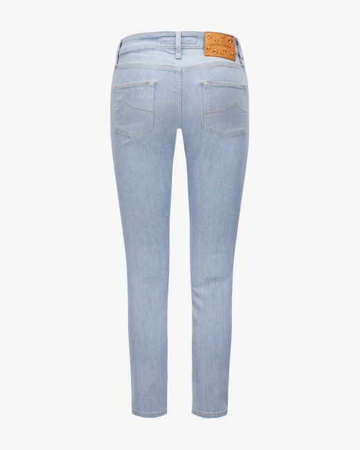 Jacob Cohen Blue Kimberly 7/8-Jeans Skinny Crop
