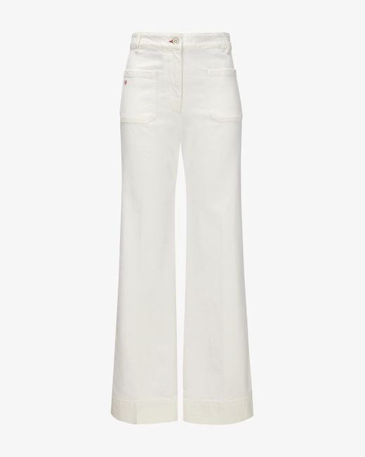 Victoria Beckham White Alina Jeans