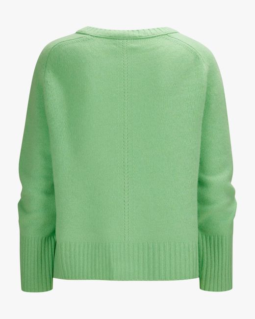 Hemisphere Green Cashmere-Pullover
