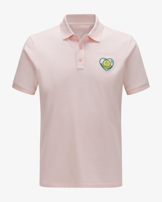 Moncler Polo-Shirt in Pink für Herren