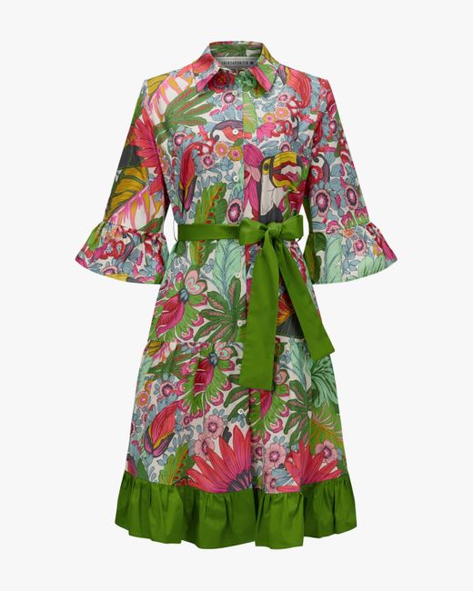 Shirtaporter Green Kleid