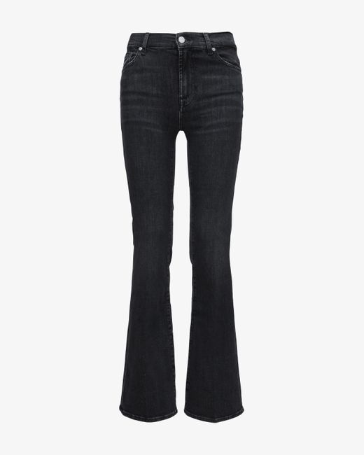 7 For All Mankind Black Bootcut Jeans