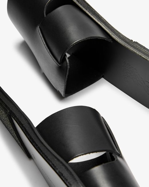Ancient Greek Sandals Miltiadia Sandalen in Black für Herren