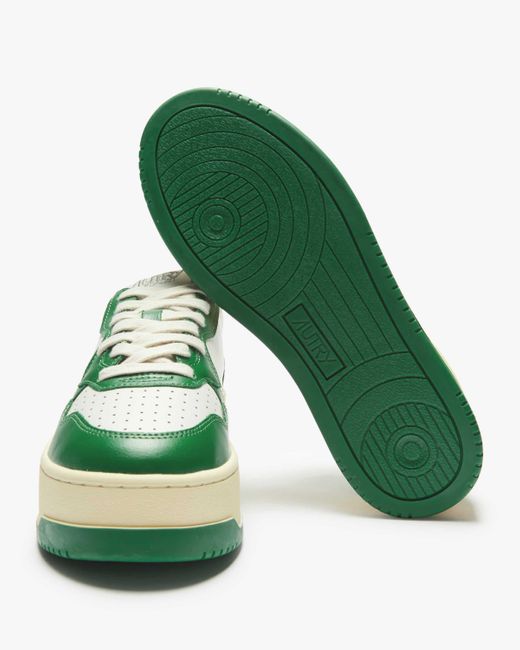 Autry Green Medialist Platform Low Sneaker