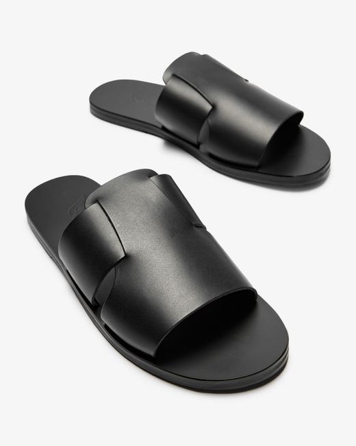 Ancient Greek Sandals Miltiadia Sandalen in Black für Herren