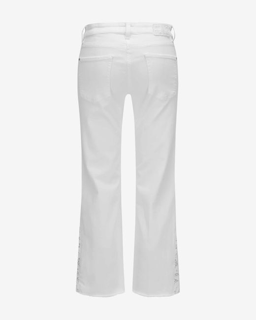 Cambio White Paris 7/8-Jeans
