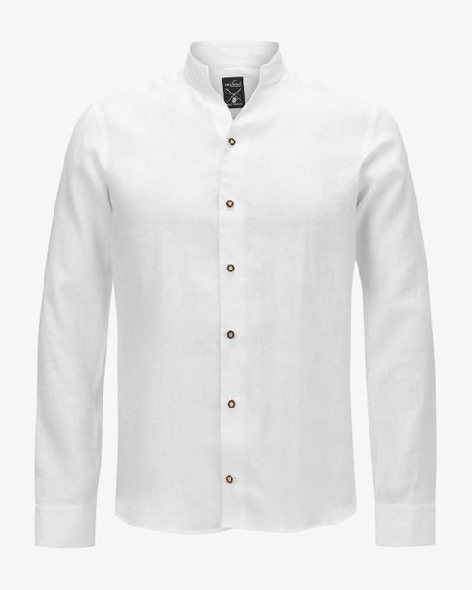 Van Laack Rudo Leinen-Trachtenhemd in White für Herren