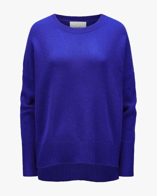 Lisa Yang Blue Mila Cashmere-Pullover
