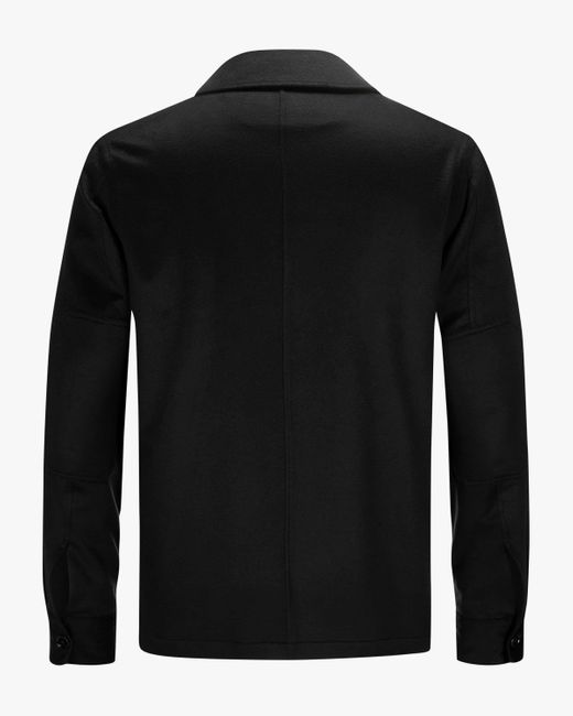 Zegna Oasi Cashmere-Shirtjacket in Black für Herren