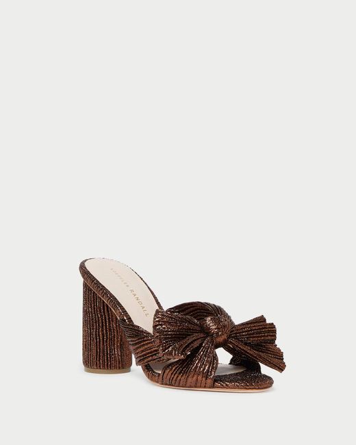 Loeffler randall penny pleated knot clearance slide