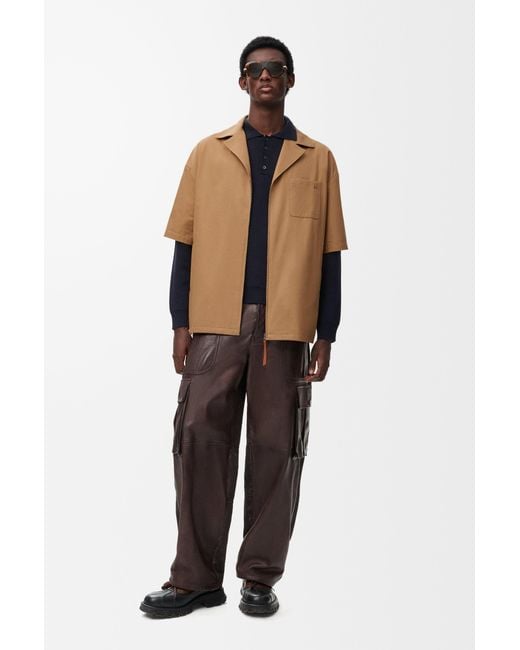 Loewe Natural Short Sleeve Shirt for men