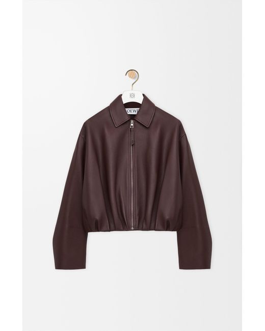 Loewe Brown Draped Jacket