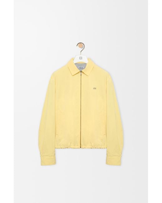 Loewe Yellow Zip-Up Jacket for men