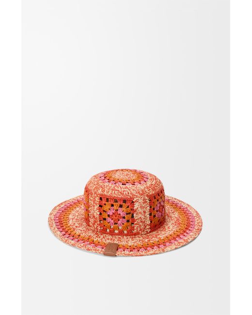 Loewe Orange Fisherman Hat