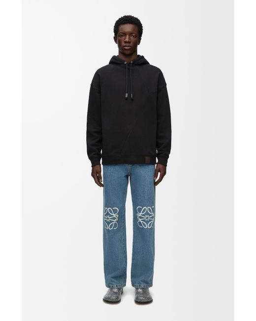 LOEWE セール★ PUZZLE RELAXED FIT HOODIE★BLUE Loewe Puzzle Relaxed Fit Hoodie in Blue for Men | Lyst