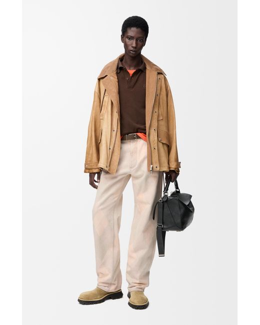 Loewe Brown Short Parka for men