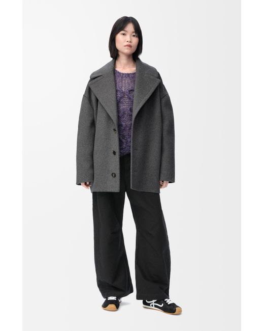 Loewe Gray Short Coat