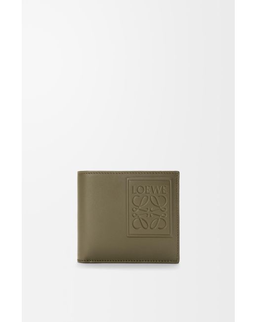 Loewe Green Bifold Coin Wallet for men