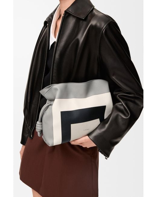 Loewe Black Medium Flamenco Clutch