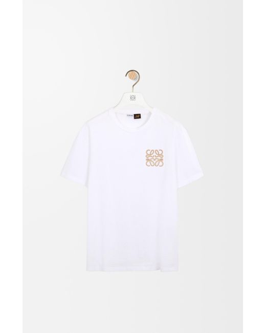 Loewe White Relaxed Fit T-Shirt for men
