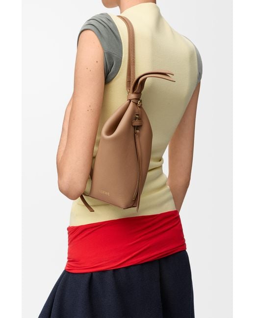 Loewe Red Scarf Backpack