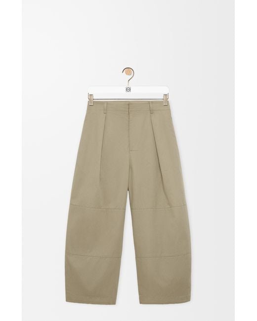 Loewe White Cropped Trousers