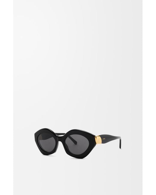 Loewe Black Coil Cateye Sunglasses For