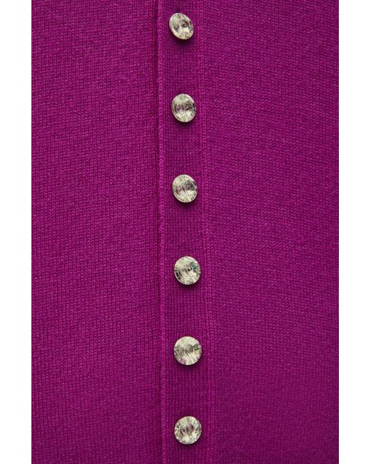 Loewe Pink Cardigan In Cashmere